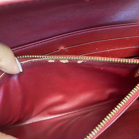 Authentic LV Louis Vuitton Red Vernis Long Wallet - Picture 16 of 16